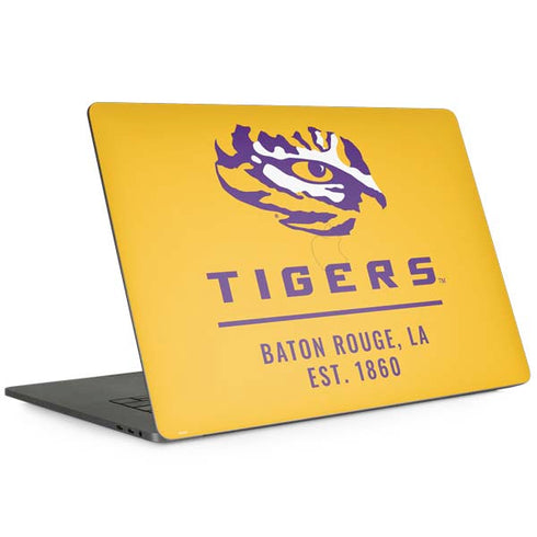 Louisiana State University - LSU Tigers Baton Rouge Yellow Apple MacBook Pro 15-inch Skin